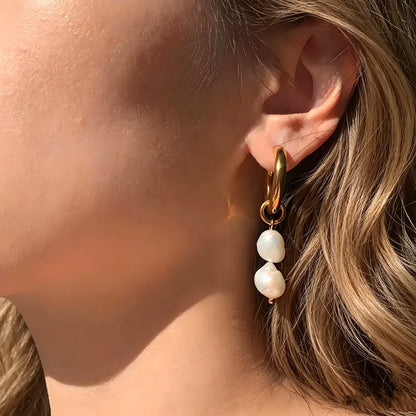 HOOPS CON PERLAS AC INOX