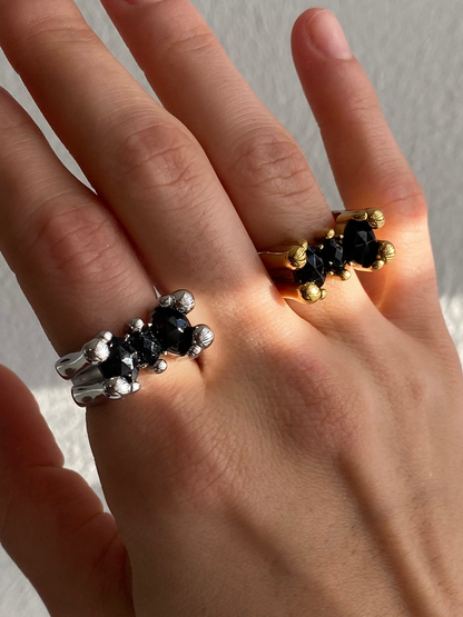 ANILLO CON PIEDRAS AC INOX